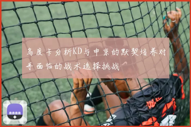 乌度卡分析KD与申京的默契培养对手面临的战术选择挑战